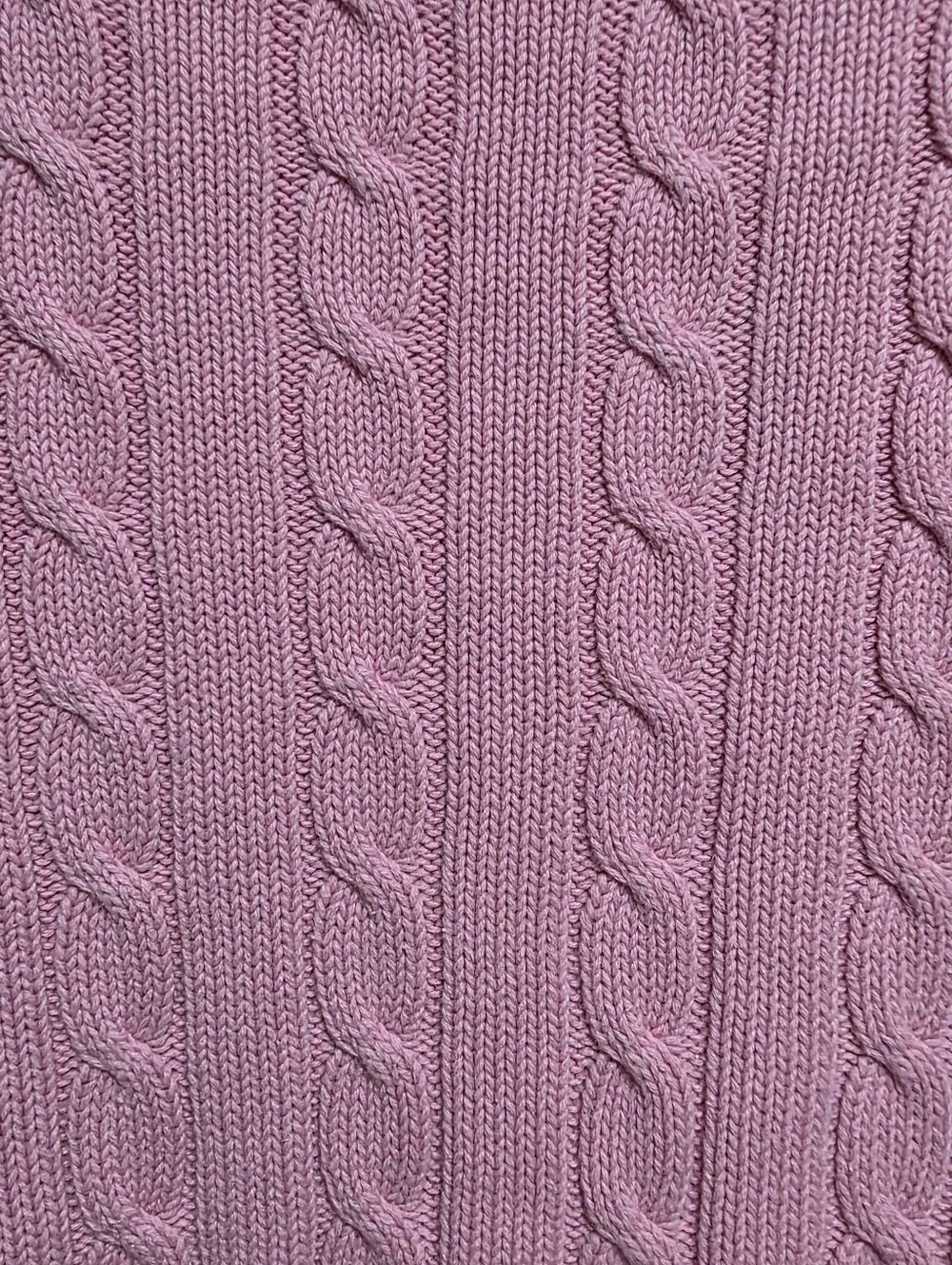 Vintage 90s Old Navy Pink 100% Cotton V-neck Sweater XXL Made in Hong Kong‎ Rare - Picture 12 of 14